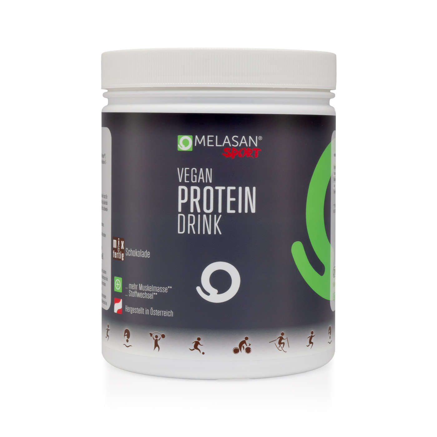 Melasan Sport Vegan Protein Drink Pulver Schokolade