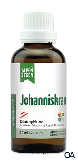 Alpensegen Johanniskraut Kräuterspirituose