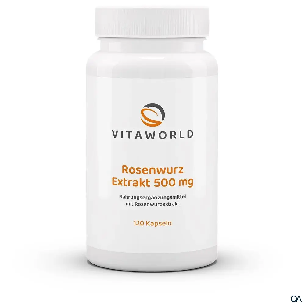 Vitaworld Rhodiola Rosea Rosenwurz Extrakt 500 mg Kapseln