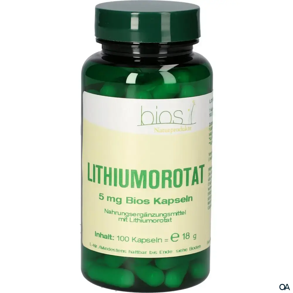 Bios Lithiumorotat 5 mg Kapseln