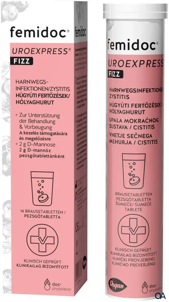 femidoc® UROEXPRESS® FIZZ Brausetabletten