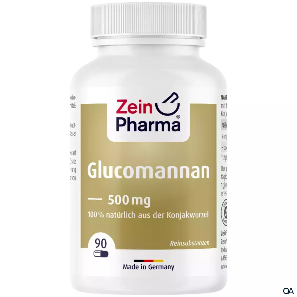 ZeinPharma Glucomannan 500 mg Kapseln