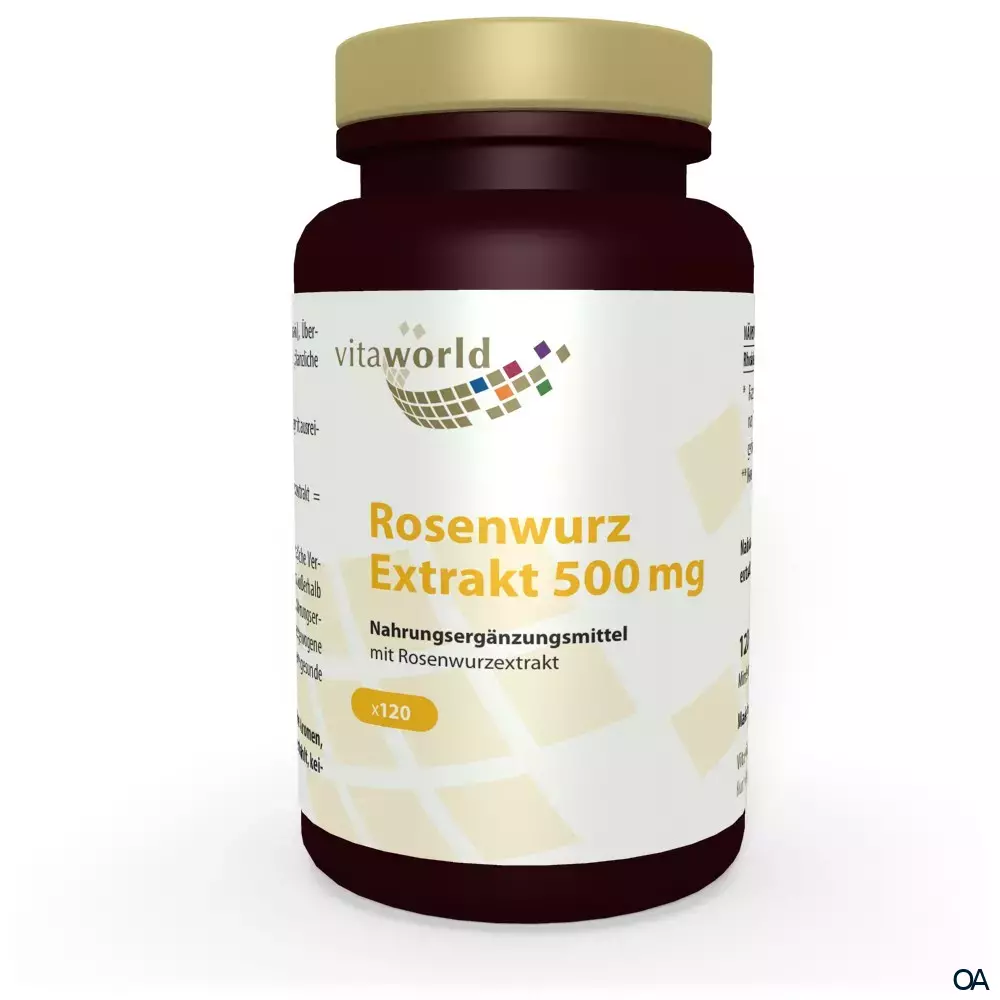 Vitaworld Rhodiola Rosea Rosenwurz Extrakt 500 mg Kapseln