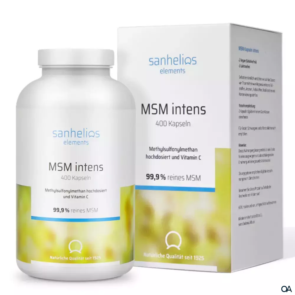 Sanhelios® MSM + Vitamin C 1600 mg Kapseln