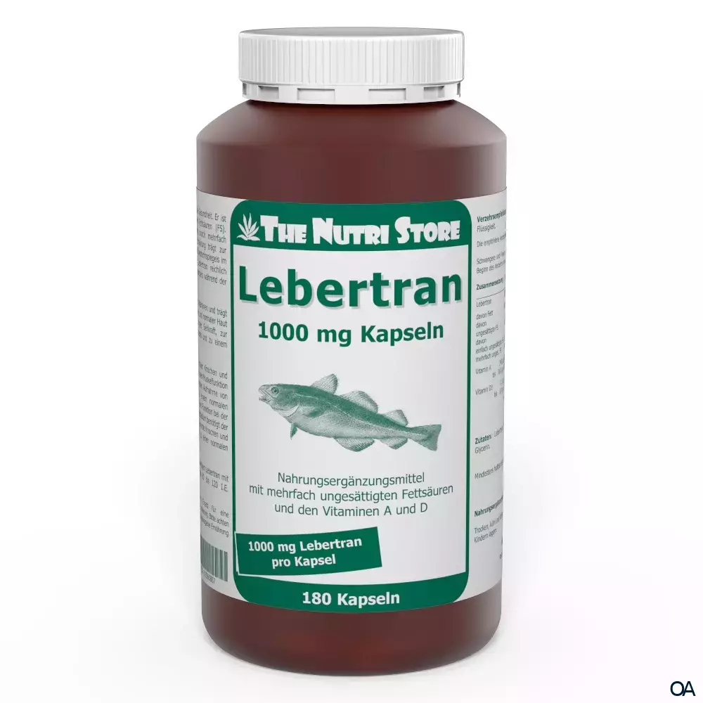 The Nutri Store Lebertran 1000 mg Kapseln