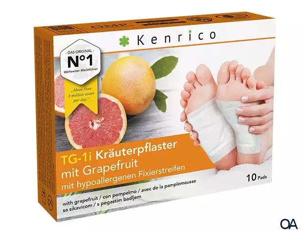 Kenrico TG-1i Kräuterpflaster mit Grapefruit