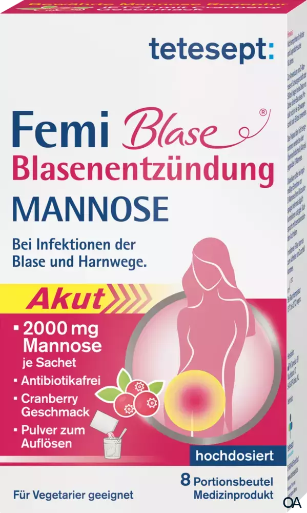 tetesept Femi Blase Blasenentzündung Mannose Sachets