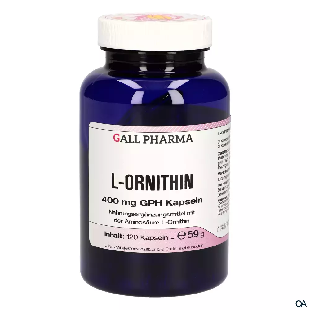 Gall Pharma L-Ornithin 400 mg Kapseln