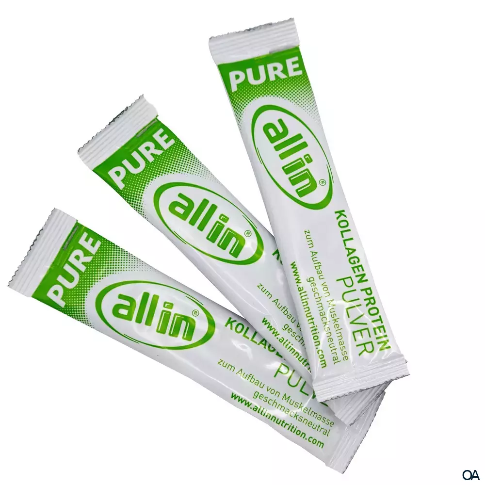 all in® PURE KOLLAGEN Protein Pulver Sticks 5 g