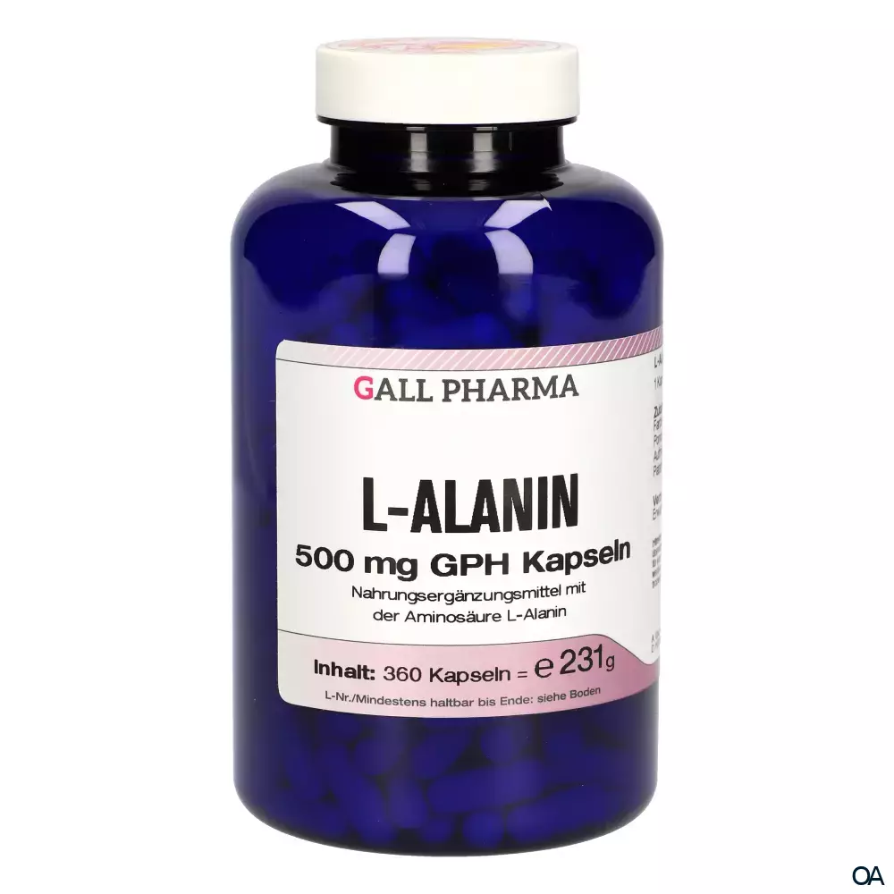 Gall Pharma L-Alanin 500 mg Kapseln