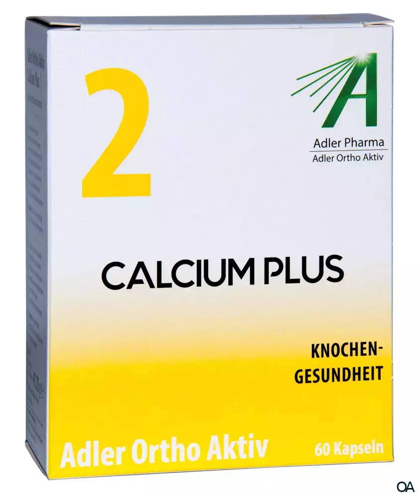 Adler Ortho Aktiv Nr. 2 Calcium Plus Kapseln Adler Ortho Aktiv Nr. 2 Calcium Plus Kapseln