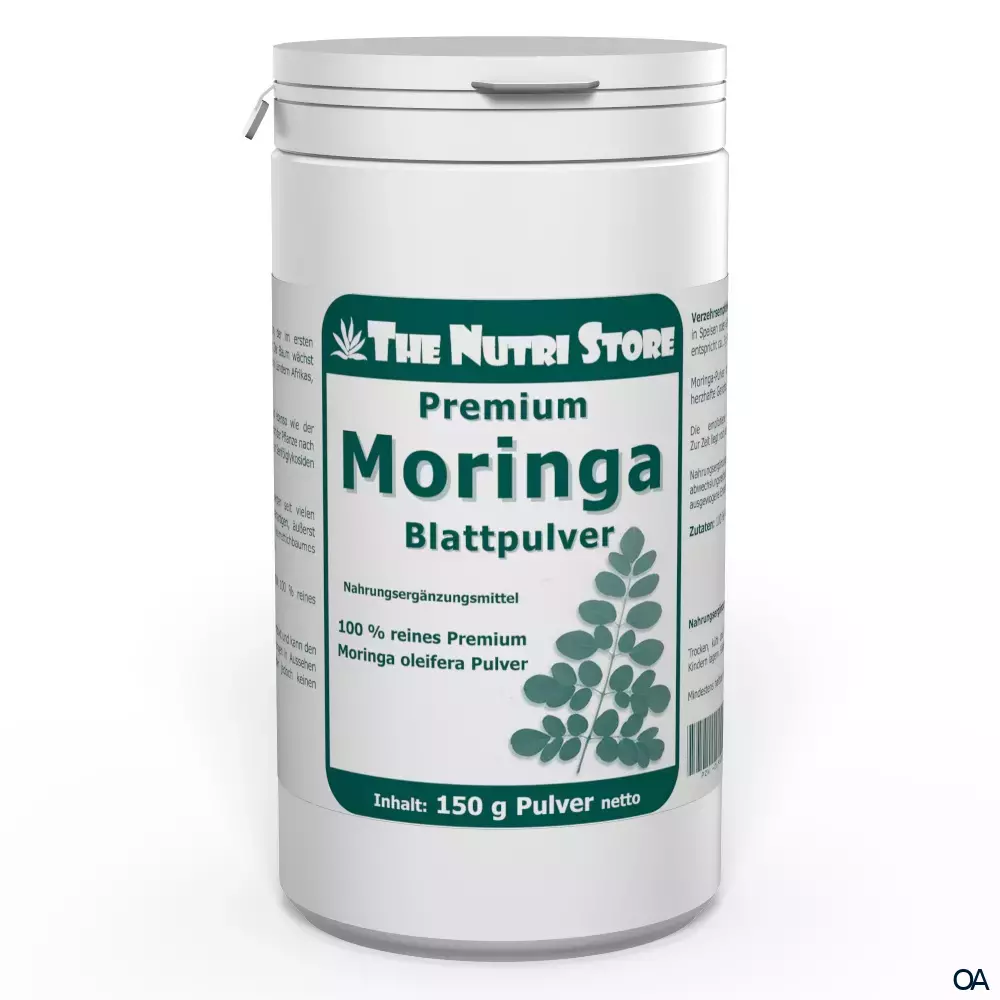 The Nutri Store Premium Moringa Blattpulver