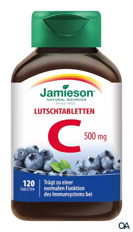 Jamieson Vitamin C 500 mg Wilde Heidelbeere Tabletten