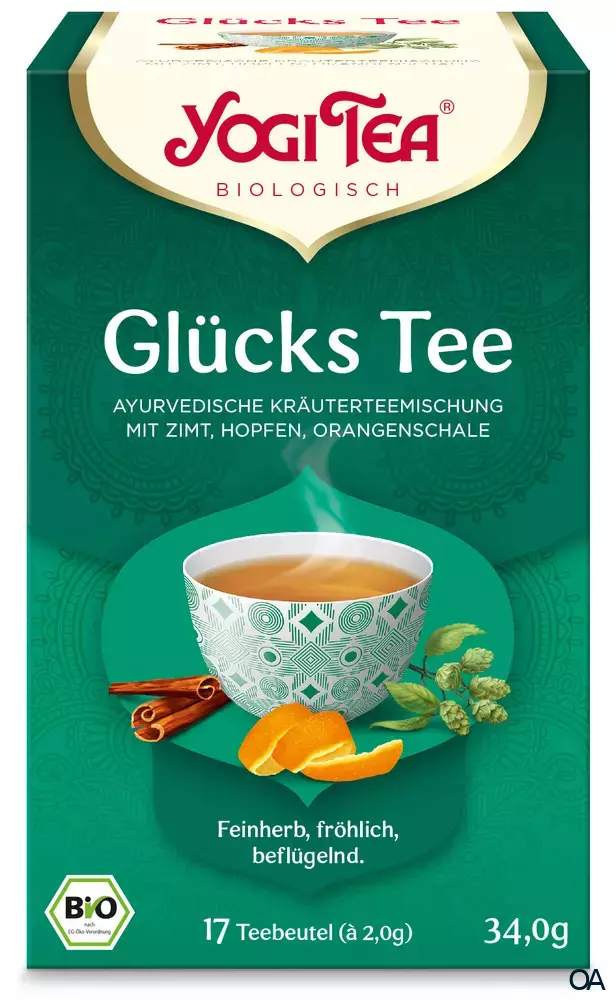 Yogi Tea Glücks Tee - Ayurvedische Gewürzteemischung