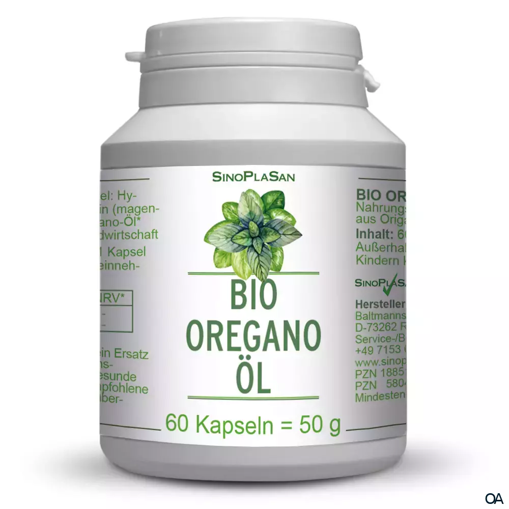 SinoPlaSan Bio Oregano Öl Kapseln SinoPlaSan Bio Oregano Öl Kapseln