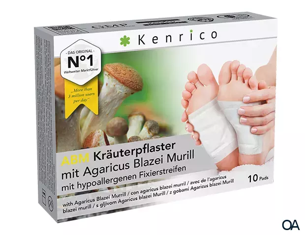 Kenrico ABM Kräuterpflaster mit Agaricus Blazei Murill