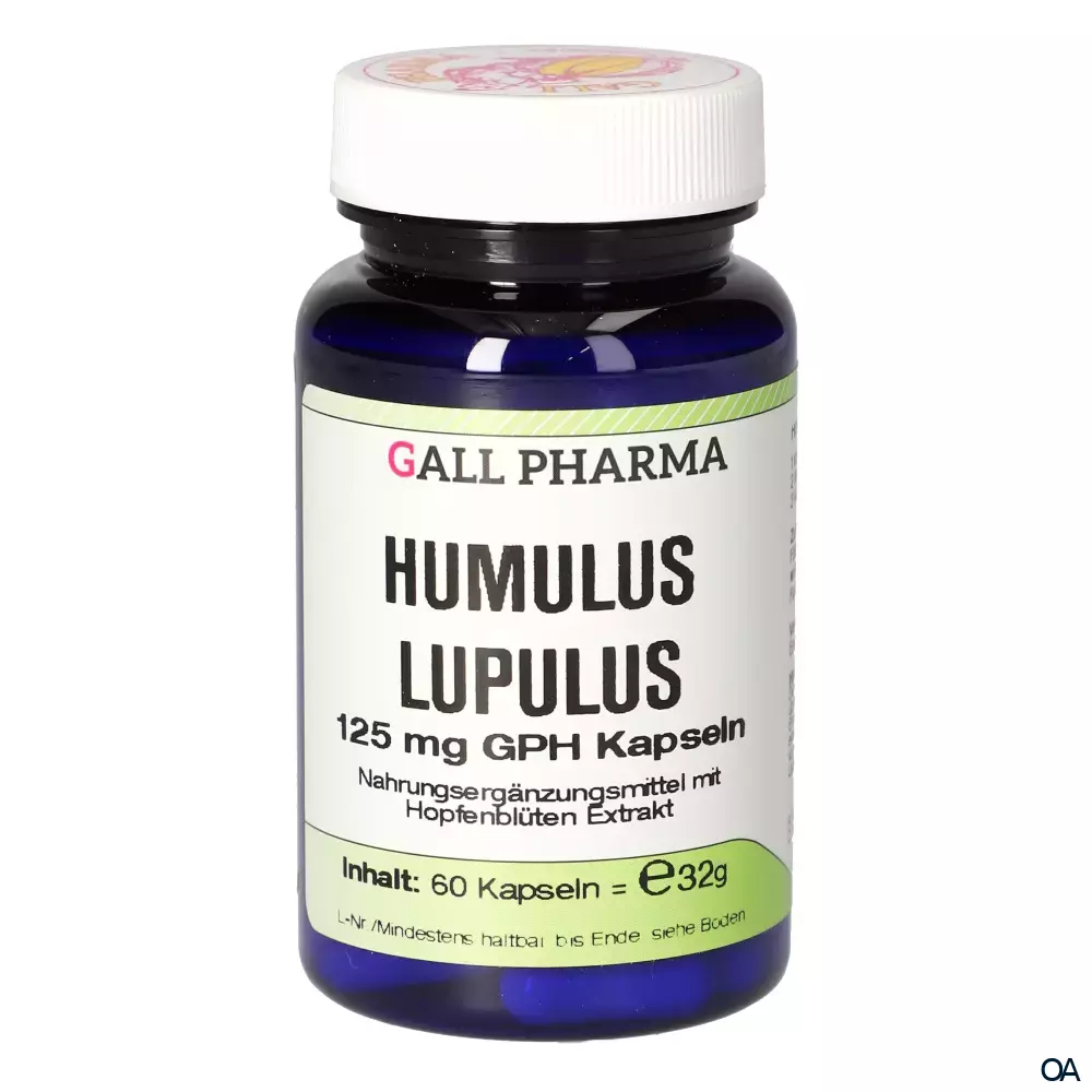 Gall Pharma Humulus Lupulus 125 mg Kapseln