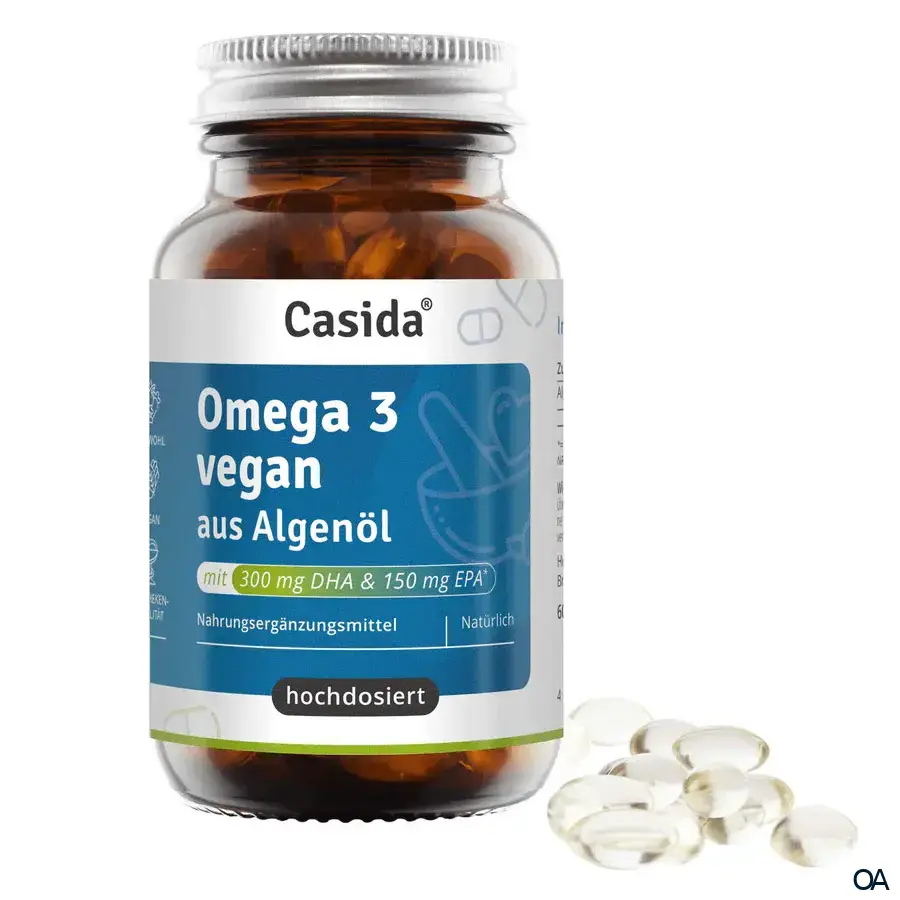 Casida® Omega 3 Vegan aus Algenöl Kapseln