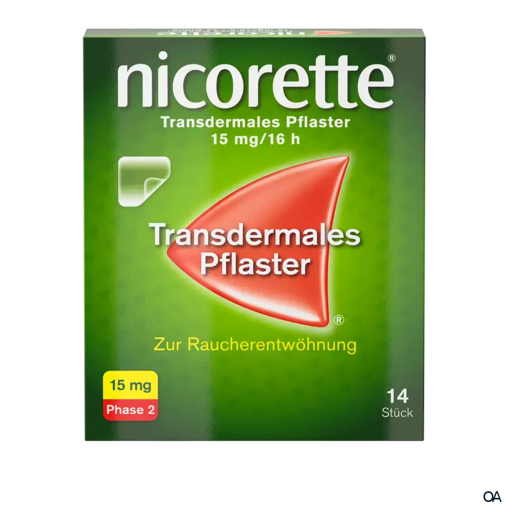 Nicorette 15 mg/16 h – transdermales Pflaster