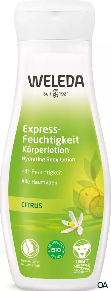 Weleda Express-Feuchtigkeit Körperlotion Citrus