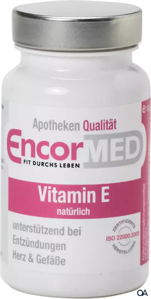 EncorMed Vitamin E natürlich Kapseln
