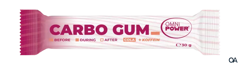 OMNi-POWER® CARBO GUM Cola + Koffein