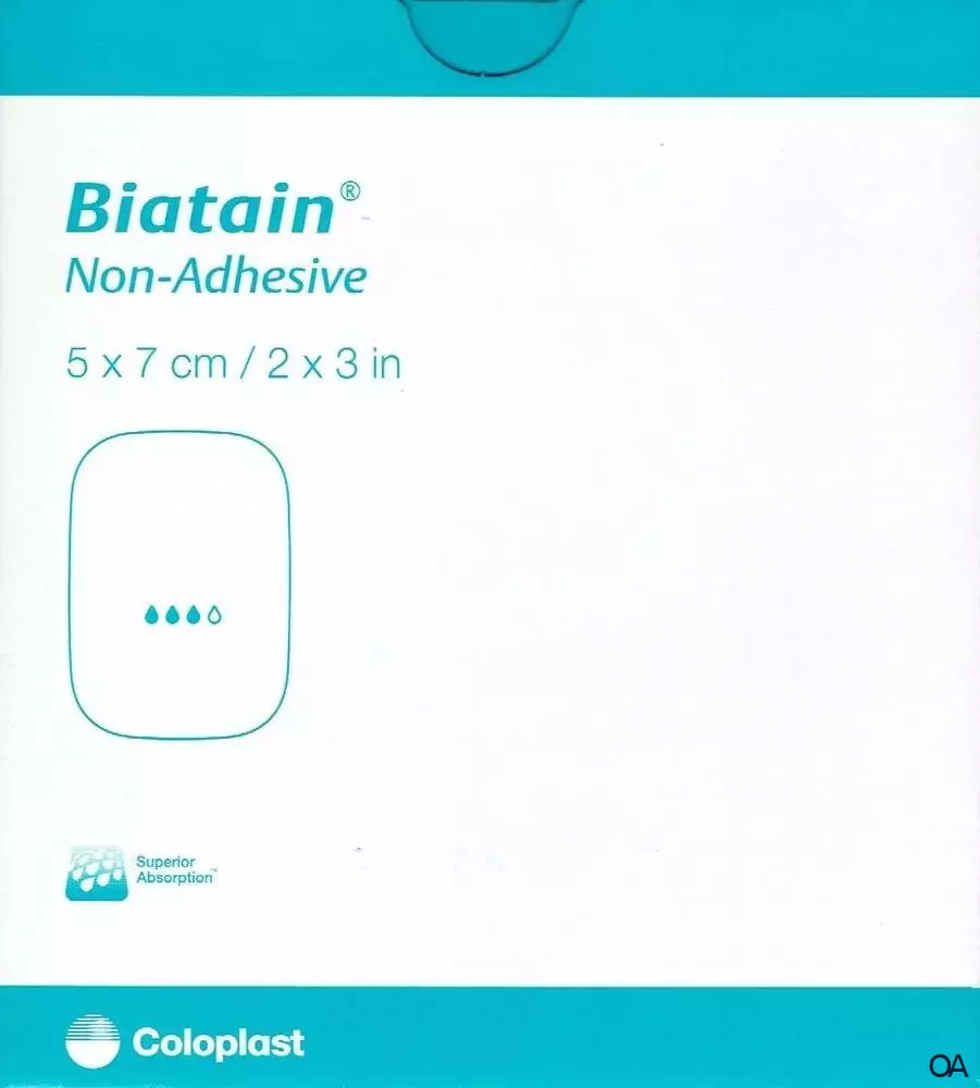 Biatain® Schaumverband nicht-haftend 5 x 7 cm