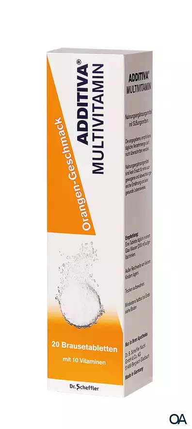 ADDITIVA® Multivitamin Brausetabletten - Orange