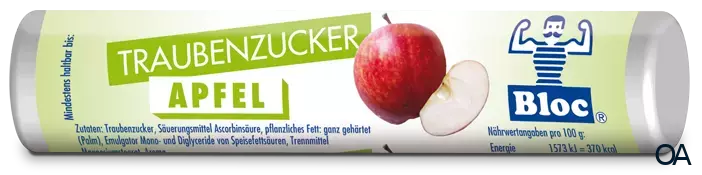 Bloc® Traubenzucker Apfel Rolle