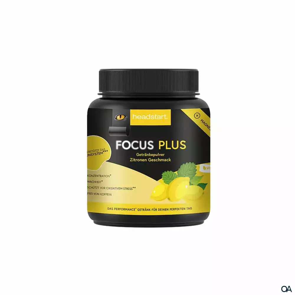 headstart FOCUS PLUS Getränkepulver Zitrone