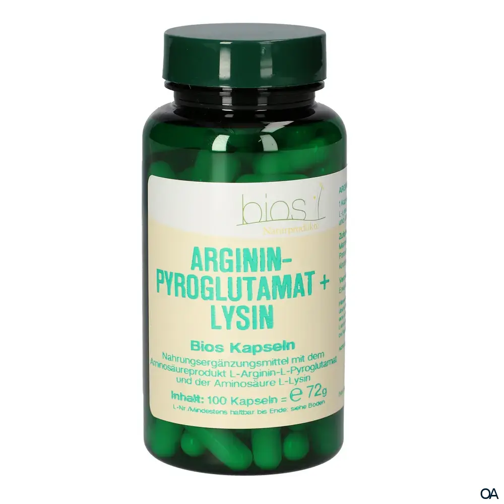Bios Argininpyroglutamat + Lysin Kapseln