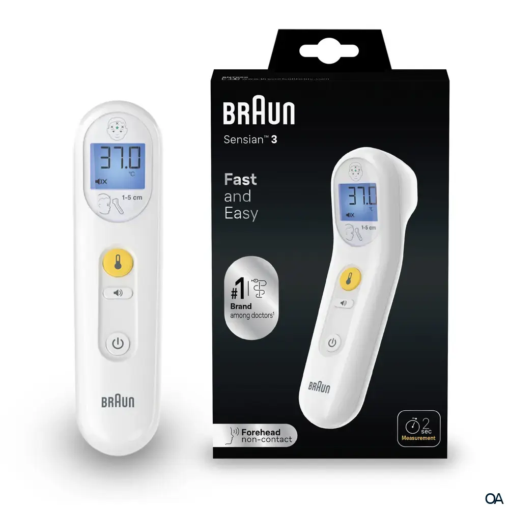Braun Sensian™ 3 Kontaktloses Thermometer – BNT050​​