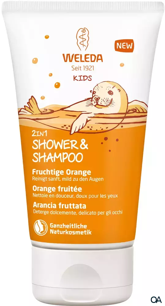 Weleda Kids 2in1 Shower & Shampoo Fruchtige Orange