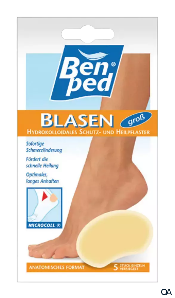 Ben ped Blasenpflaster 48 x 17 mm & 58 x 23 mm