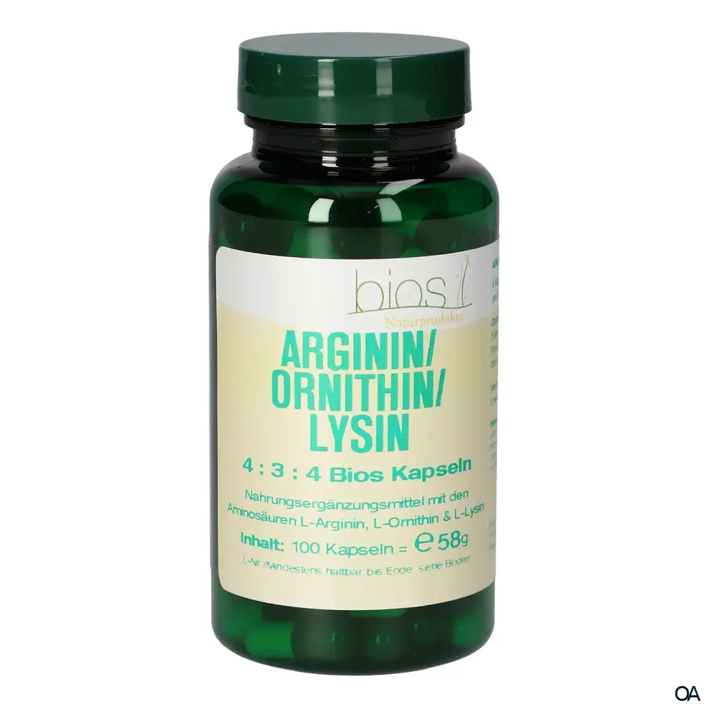 Bios Arginin / Ornithin / Lysin Kapseln