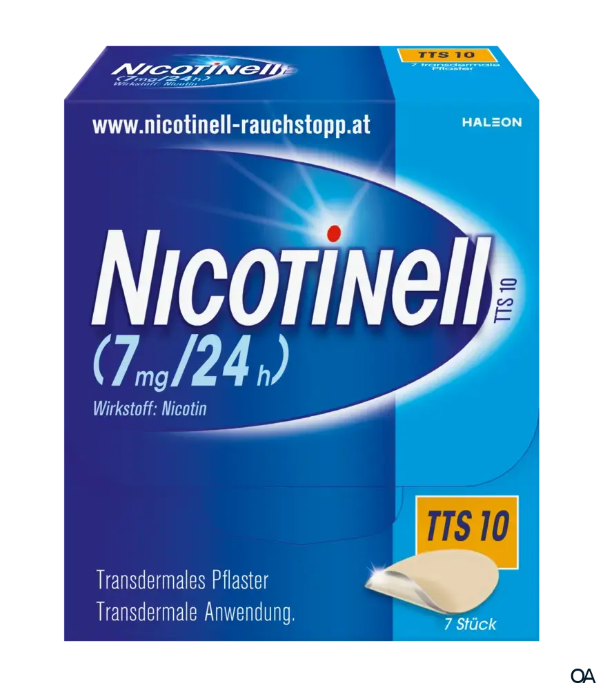 Nicotinell® TTS 10 (7 mg/24 h) transdermale Pflaster 