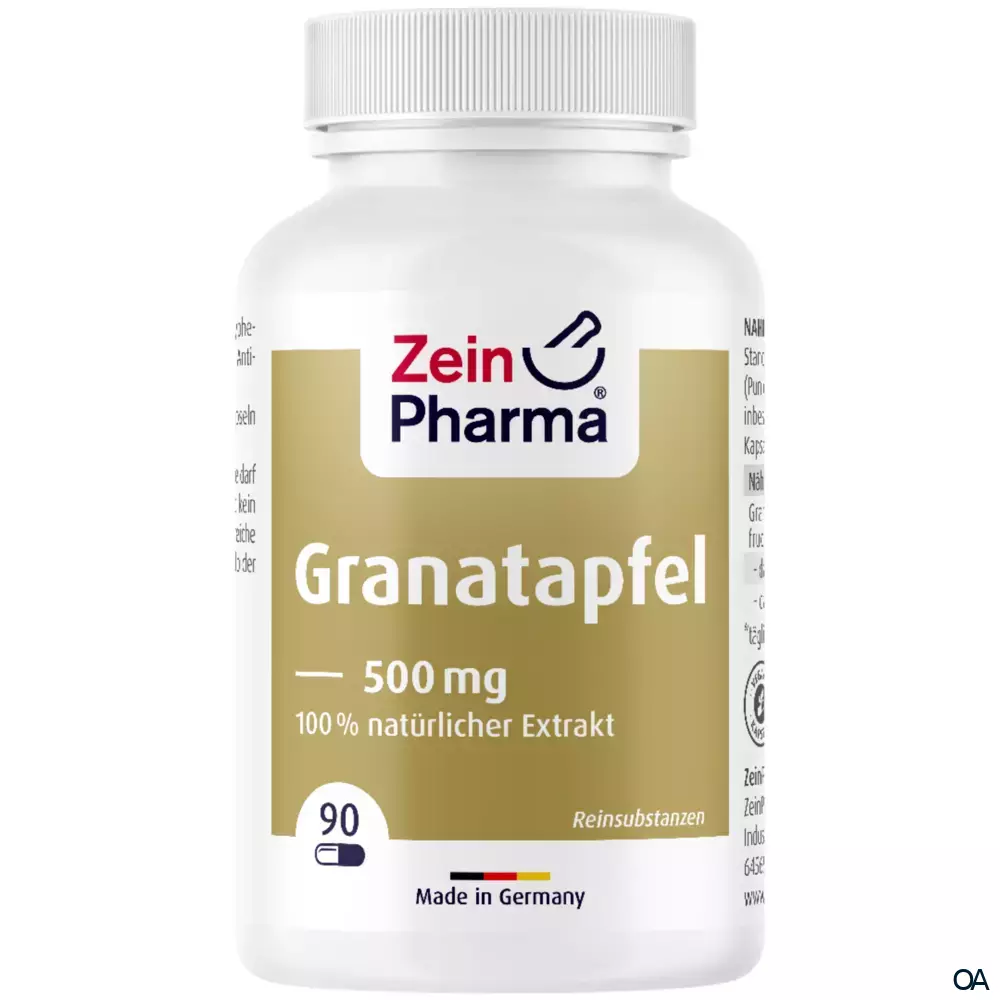 ZeinPharma Granatapfel Extrakt 500 mg Kapseln