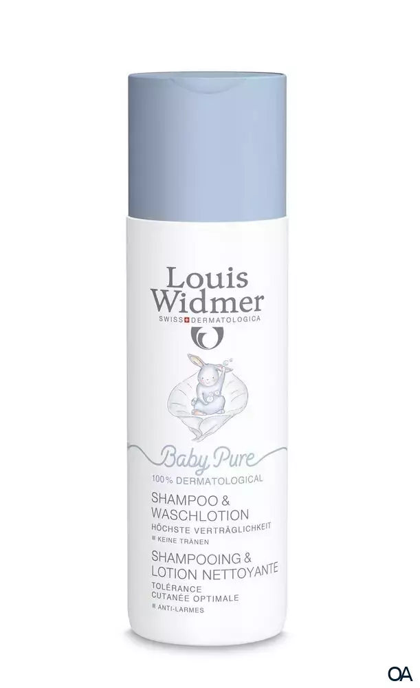 Louis Widmer BabyPure Shampoo und Waschlotion ohne Parfüm