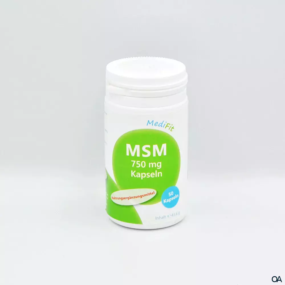 MediFit MSM 750 mg Kapseln