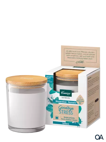 Kneipp Duftkerze Goodbye Stress Wasserminze-Rosmarin