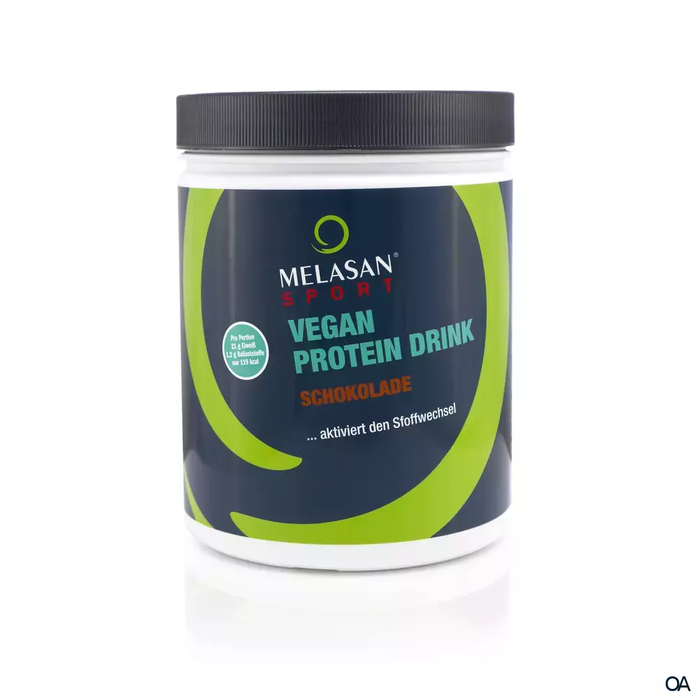 Melasan Sport Vegan Protein Drink Pulver Schokolade