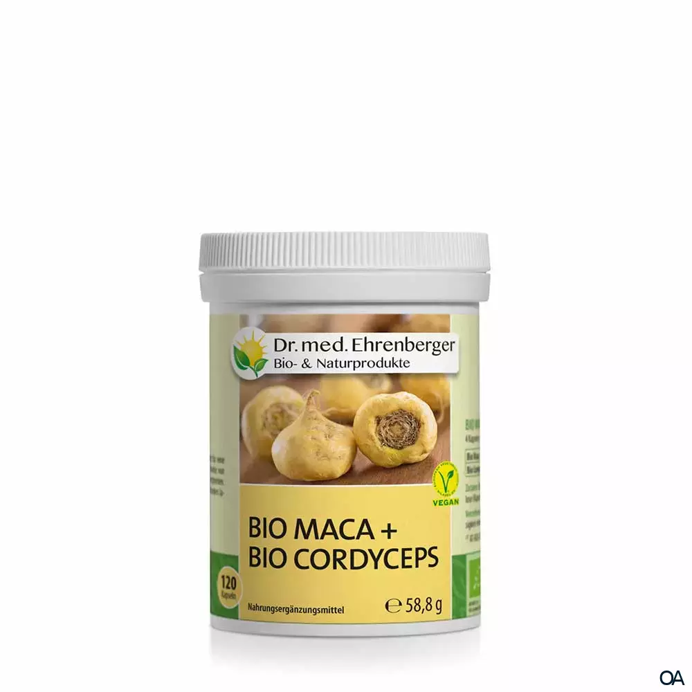 Dr. Ehrenberger Bio Maca + Cordyceps Kapseln