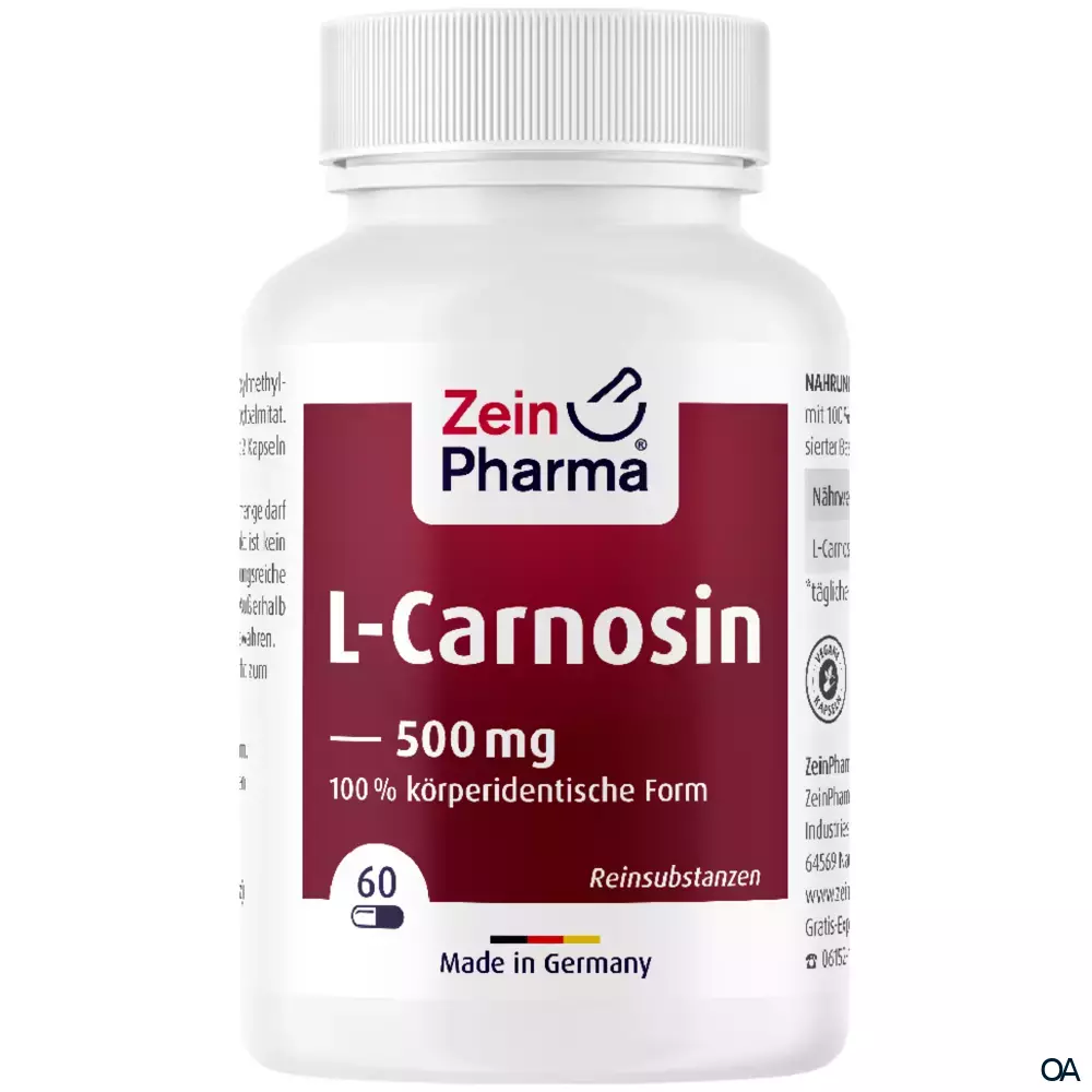 ZeinPharma L-Carnosin 500 mg Kapseln