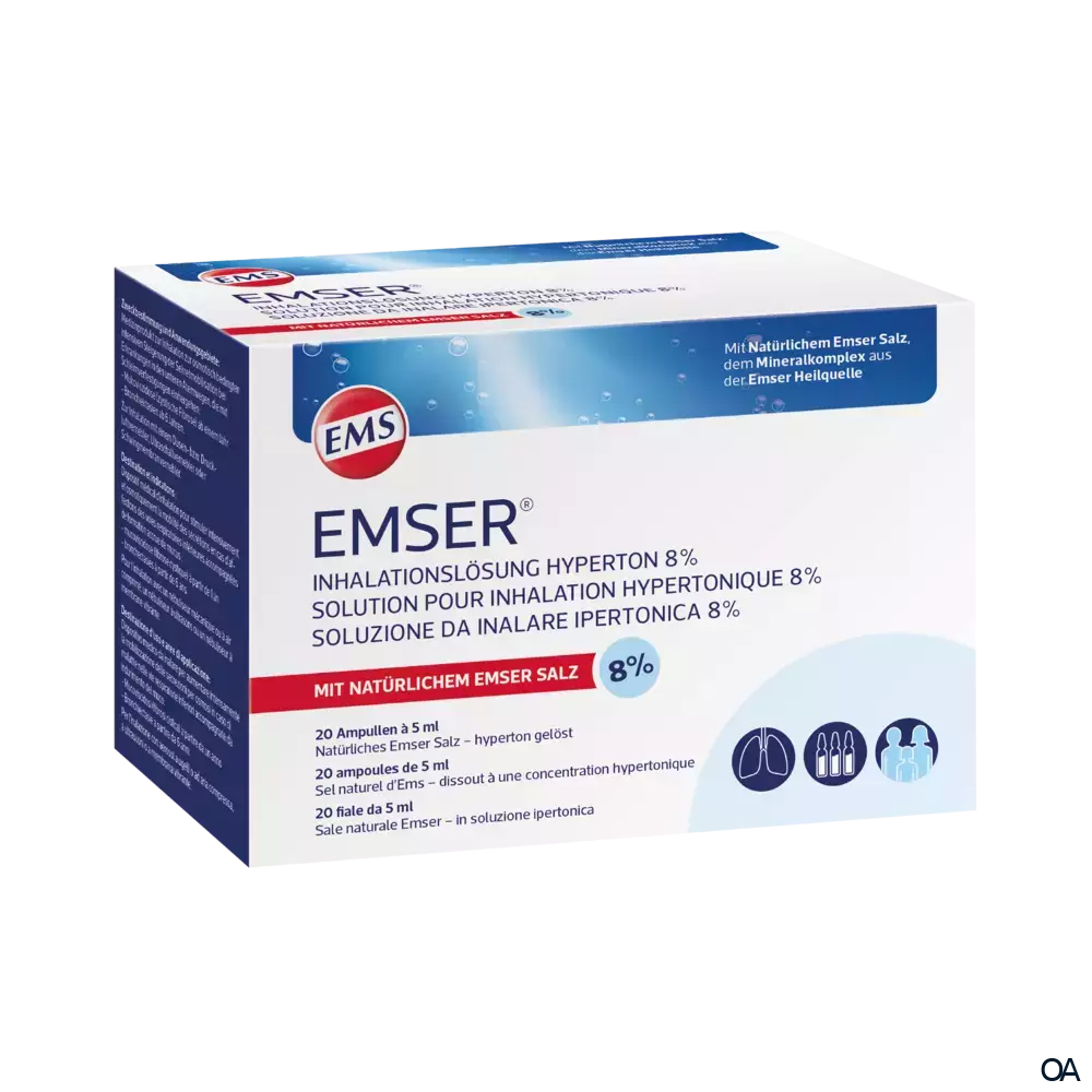 Emser® Inhalationslösung hyperton 8% Ampullen