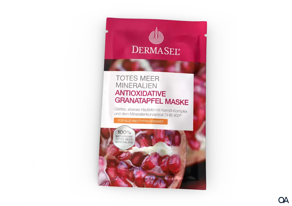 DermaSel® Totes Meer Mineralien Antioxidative Granatapfel Maske