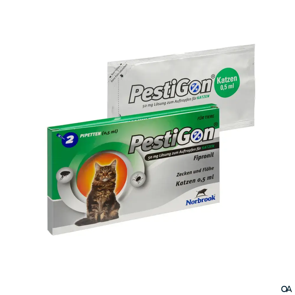 Pestigon 50 mg Lösung zum Auftropfen für Katzen Pestigon 50 mg Lösung zum Auftropfen für Katzen