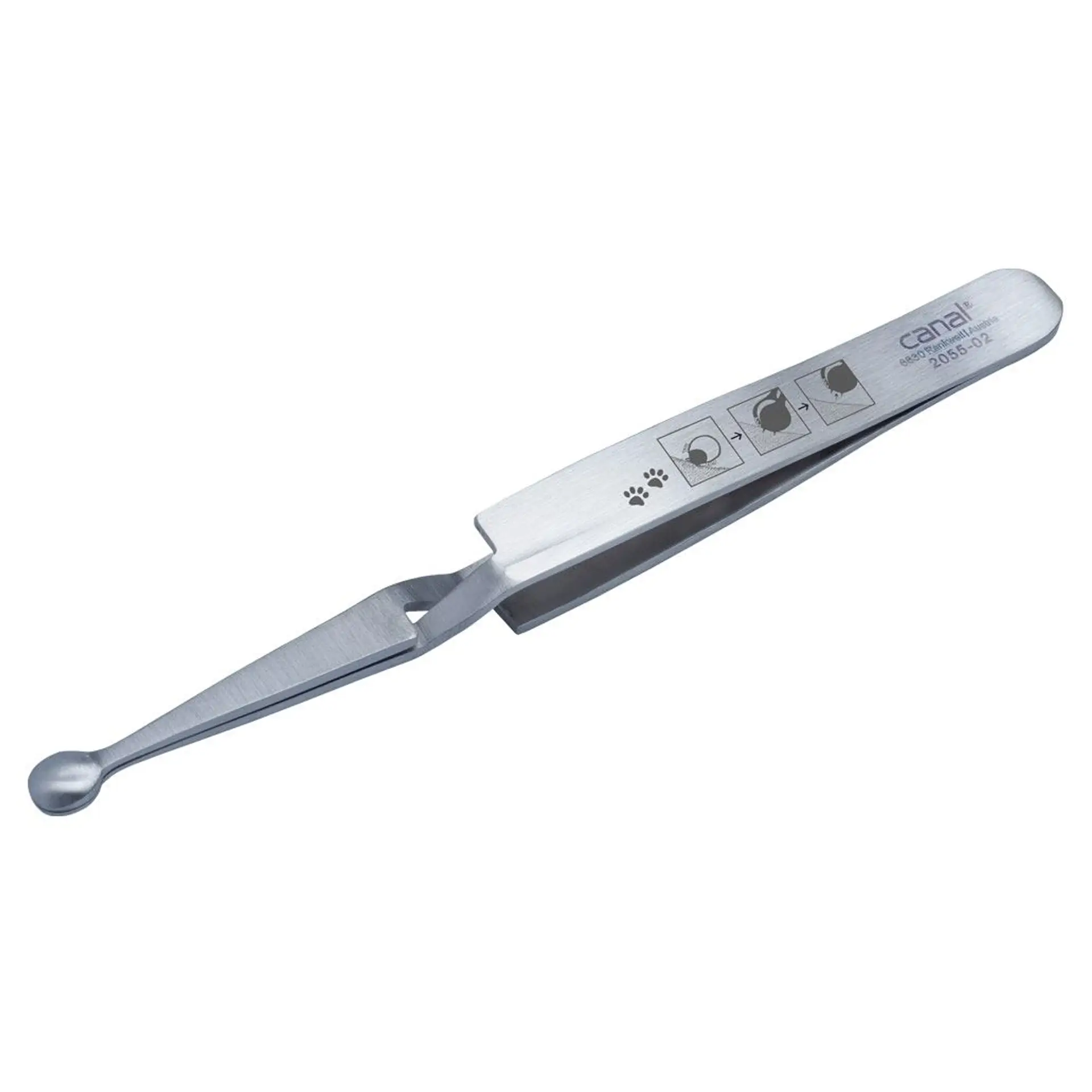 CANAL® ZECKENPINZETTE FÜR TIERE ROSTFREI 2055-02 CANAL® ZECKENPINZETTE FÜR TIERE ROSTFREI 2055-02