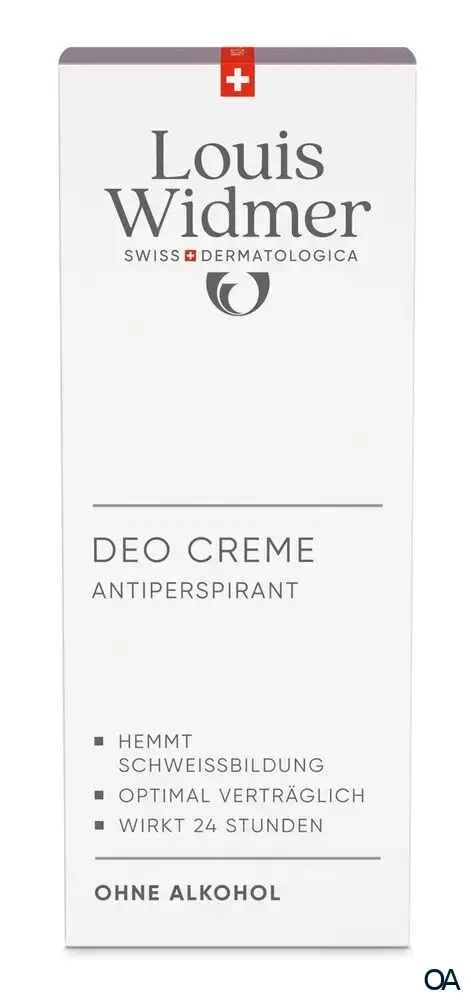 Louis Widmer Deo Creme Antiperspirant - leicht parfümiert