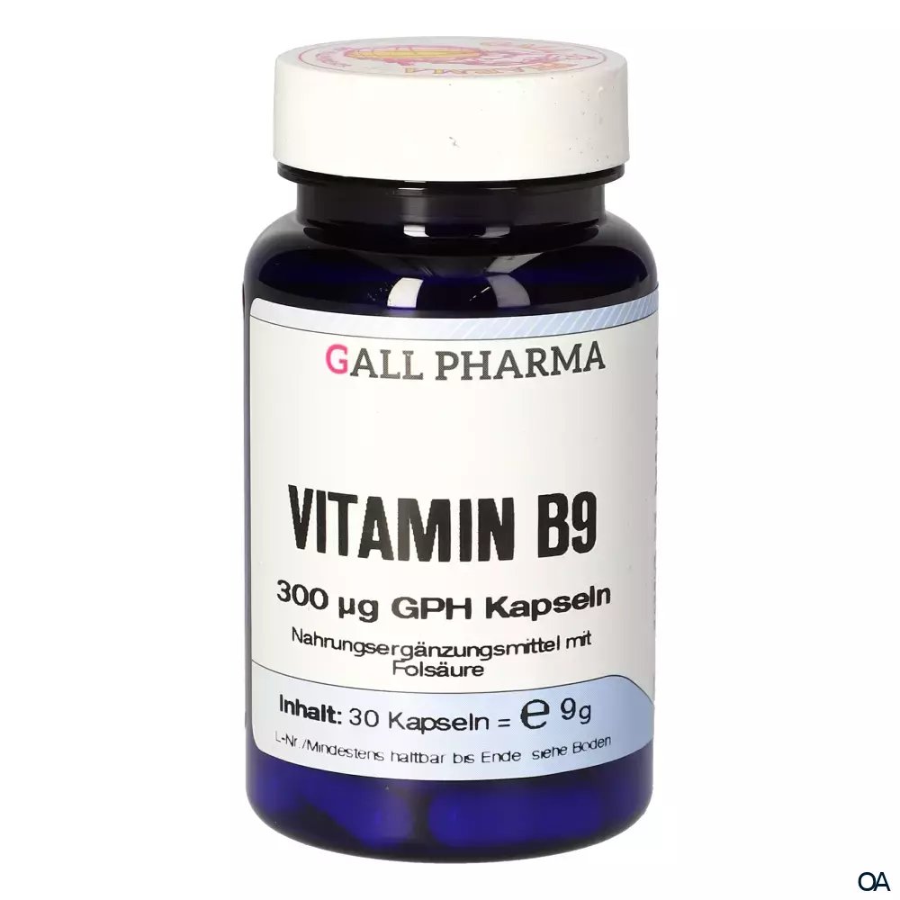 Gall Pharma Vitamin B9 300 mcg Kapseln