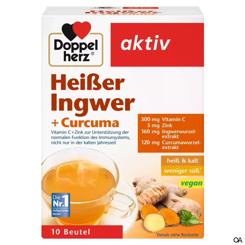 Doppelherz aktiv Heißer Ingwer + Curcuma Sachets